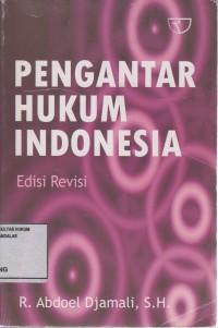 Image of Pengantar Hukum Indonesia ; edisi REVISI