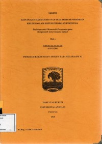 Image of Kedudukan Mahkamah Syar'iyah sebagai peradilan khusus dalam sistem peradilan Indonesia