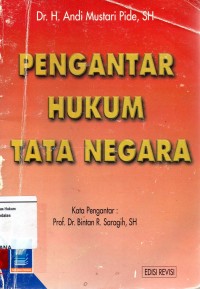 Image of Pengantar hukum tata negara