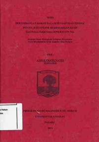 Image of Pertimbangan Hakim Dalam Penjatuhan Tindak Pidana Judi Online Berdasarkan KUHP (Studi Putusan
Hakim Nomor 46/Pid.B/2021/Pn.Pmn