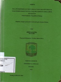 Image of Pola pendistribusian obat obatan yang dijamin sebagai hak peserta badan penyelenggara jaminan sosial (BPJS) kesehatan (studi Puskesmas Pegambiran Padang)