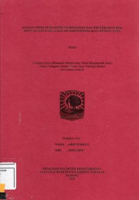 Image of Analisis Hukum Praktek Pemindahan dan Penyerahan Hak Dengan Ganti Rugi Dalam Kredit Pemilikan Rumah (KPR)