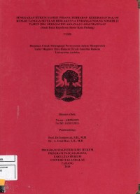 Image of Penegakan Hukum Sanksi pidana Terhadap Kekerasan Dalam rumah Tangga Setelah Berlakunya Undang-Undang Nomor 23 Tahun 2004 Sebagai Pelaksanaan Asas Manfaat (Studi Pada Kepolisian Resor Kota Padang)