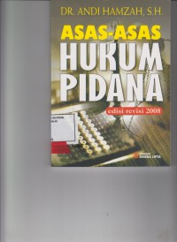 Image of Asas - Asas Hukum Pidana