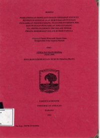 Image of Perbandingan penilaian hakim terhadap visum et repertum sebagai alat bukti dalam putusan pengadilan negeri Padang No. 43/PID.SUS/2020/PN.PDG dan putusan pengadilan tinggi Padang No. 199/PID.SUS/PT dalam tindak pidana kekerasan dalm rumah tangga