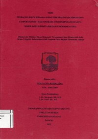 Image of Pembagian Harta Bersama Akibat Perceraian Pada Perkawinan Campuran (Studi : Kasus
Perkara Nomor 941/PDT.G/2019/PA.BTM No. 50/PDT.G/2020/PTA.PBR dan No.424K/AG/21