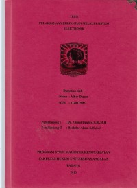 Image of Pelaksanaan perjanjianmelalui sistem elektronik
