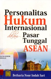 Image of Personalitas hukum internasional dalam pasar tunggal ASEAN