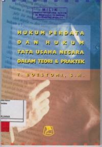 Image of Hukum perdata dan hukum tata usaha negara dalam teori & praktek