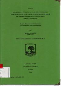 Image of Pelaksanaan pengawasan oleh Dewan Pengawas Syariah (DPS) pada Bank Nagari Syariah Sumatera Barat dalam menjalankan kepatuhan syariah (sharia Compliance)