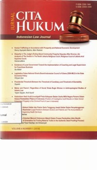 Image of Paradigma orientasi mencari kebenaran materi dalam proses pembuktian akta otentik ( Paradigm of orientation for finding material truth in the authentic deed proofing process