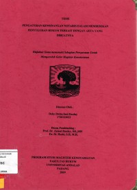 Image of Peraturan kewenangan Notaris dalam memberikan penyuluhan hukum terkait dengan akta yang dibuatnya