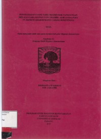 Image of Penyelesaian utang yang dijamin hak tanggungan melalui cara anggunan yang diambil alih (ayda) pada PT. Bank Syariah Bukopin Cabang Bukitinggi