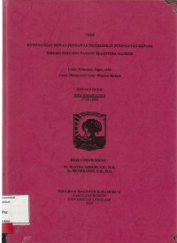 Image of Kewenangan Dewan Pengawas memberikan peringatan kepada Direksi Perumda  Padang Sejahtera Mandiri