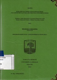 Image of Perlindungan hukum bagi penulis buku atas sistem royalti dalam perjanjian penerbitan buku