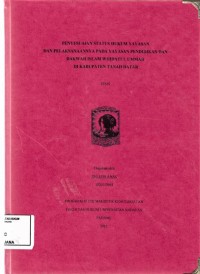 Image of Penyesuaian status hukum yayasan dan pelaksanaannya pada  yayasan pendidikan dan dakwah islam Widhatul Ummah di Kabupaten Tanah Datar