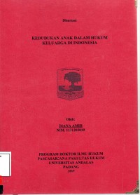 Image of Kedudukan anak dalam hukum keluarga di Indonesia