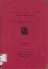 Image of Pemberian hak Milik Atas Tanah Negara Bekas Erfpacht Verponding 1794 Di Kota Padang