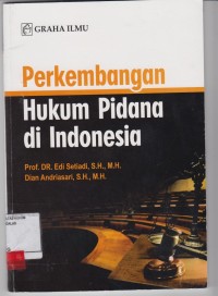 Image of Perkembangan hukum pidana di Indonesia