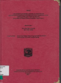 Image of Implementasi Model Keadilan Retoratif (Restorative Justice) Pada Penanganan Perkara Anak Sebagai Pelaku Tindak Pidana (Studi Kasus di Wilayah Hukum Pengadilan Negeri Painan)