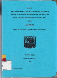 Image of Peran PBB dalam upaya penyelesaian tindakan Diskriminasi terhadap  suku Uighur di Tiongkok ditinjau dari Piagam PBB