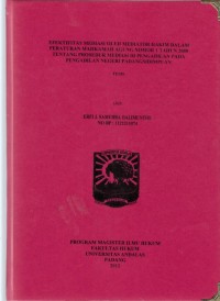 Image of Efektifitas mediasi oleh mediator hakim dalam peraturan mahkamah Agung Nomor 1 Tahun 2008 tentang prosedur mediasi pengadilan pada pengadilan Negeri Padang Sidempuan