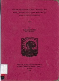 Image of Kedudukan Perwira Tinggi Polri yang disetarakan jabatan pimpinan tinggi Madya Pemerintah pusat sebagai penjabat (Pj) Gubernur