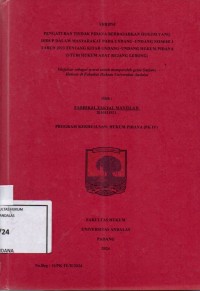 Image of Pengaturan tindak pidana berdasarkan hukum yang hidup dalam masyarakat pada Undang Undanng No 1 tahun 2023 tentang Kitab Undang Undang Hukum Pidana (studi di hukum adat Rejang Lebong)