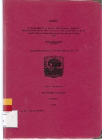 Image of Upaya kepolisian dalam penegakan terhadap tindak pidana penganiayaan yang  dilakukan oleh anak (studi di wilayah hukum kepolisian resost Padang Panjang)