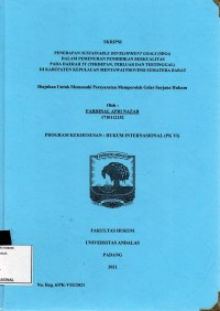 Image of Penerapan sustainable development goals (SDGs) dalam penemuan pendidikan berkualitas pada daerah 3T (Terdepan, Terluar, dan Tertinggal) di Kabupaten Kepulauan Mentawai Provinsi Sumatera Barat