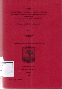 Image of Analisis yuridis putusan hakim terhadap terdakwa tindak pidana perdagangan orang di Pengadilan Negeri Stabat