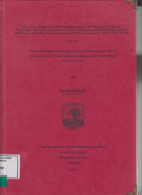 Image of Kedudukan hukum addendum perjanjian pemborongan kerja yang berlaku setelah jangka waktu perjanjian pokoknya berakhir (studi kasus : adendum I perjanjian kerjasama PT. Semen Padang No. 428/PJJ/PJS10.9/05.13)