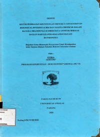 Image of Sistem pembagian keuntungan menurut convention on Biological Diversity (CBD) dan Nagoya Protocol dalam rangka melindungi Sumber Daya genetik sebagai bagian dari Keanekaragaman Hayati di Indonesia