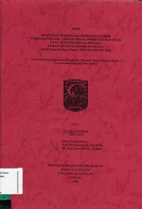 Image of Kepastian Hukum Dalam Putusan Hakim Terhadap pelaku Tindak Pidana Persetubuhan Anak Yang Dijatuhi Pidana Penjara Di Bawah Batas Minimum Khusus (Studi Kasus Perkara Nomor 38/Pid.Sus/2019/PN Pdg)