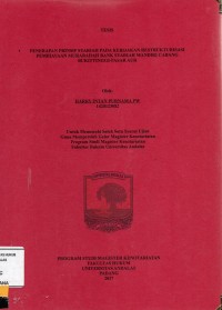 Image of Penerapan Prinsip Syariah pada Kebijakan Restrukturisasi Pembiayaan Murabahah Bank Syariah mandiri Cabang Bukittinggi-Pasar Aur