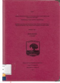 Image of Akibat hukum Pembatalan perjanjian yang dibuat di hadapan Notaris (studi putusan  Nomor 105/Pdt.G/2014/PN.Pdb)