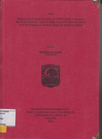 Image of Perjanjian Kerjasama PT. Pertamina (persero) dengan pengusahaan SPBU dalam penyaluran dan pemasaran Bahan Bakar Minyak (BBM)
