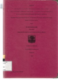 Image of Pelaksanaan Alternative Dispute Resolution untuk menyelesaiakan perkara tindak pidana kekerasan dalam rumah tangga oleh kepolisian resort Padang Panjang