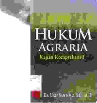 Image of Hukum Agraria; kajian komprehensif