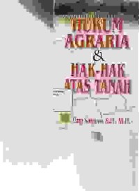 Image of Hukum agraria & hak hak atas tanah