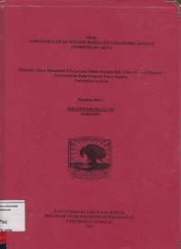 Image of Tanggung jawab Notaris Pengganti dalam melakukan pembetulan akta