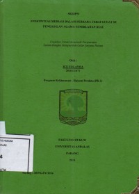 Image of Efektivitas mediasi dalam perkara cerai gugat di Pengadilan Agama Tembilahan Riau
