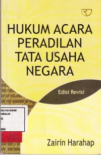 Image of Hukum Acara peradilan Tata Usaha Negara