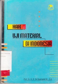 Image of Hak uji Materiil di Indonesia