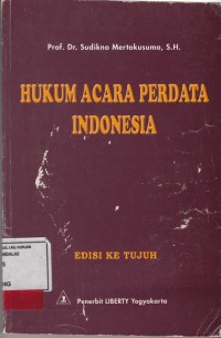 Image of Hukum Acara Perdata Indonesia