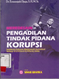 Image of Meredesain Pengadilan Tindak Pidana Korupsi