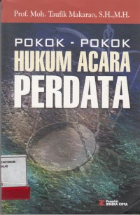 Image of Pokok-pokok Hukum Acara Perdata