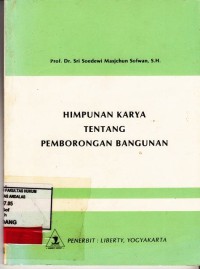 Image of Himpunan karya tentang pemborongan bangunan