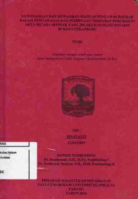Image of Kewenangan Dan Kewajiban Majelis Pengawas Daerah Dalam Pengawasan Dan Pembinaan Terhadap
Perubahan Akta Secara Sepihak Yang Dilakukan Oleh Notaris Di Kota Pekanbaru