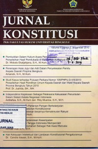 Image of Problematika Aturan Penegakkan Hukum Pidana dalam Tindak Pidana Pemilu Legislatif